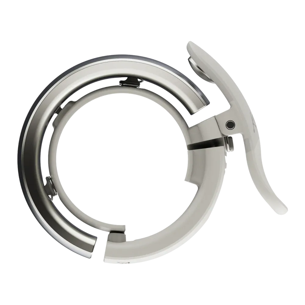 KNOG OI BIKE BELL PRIMA Duży dzwonek szary