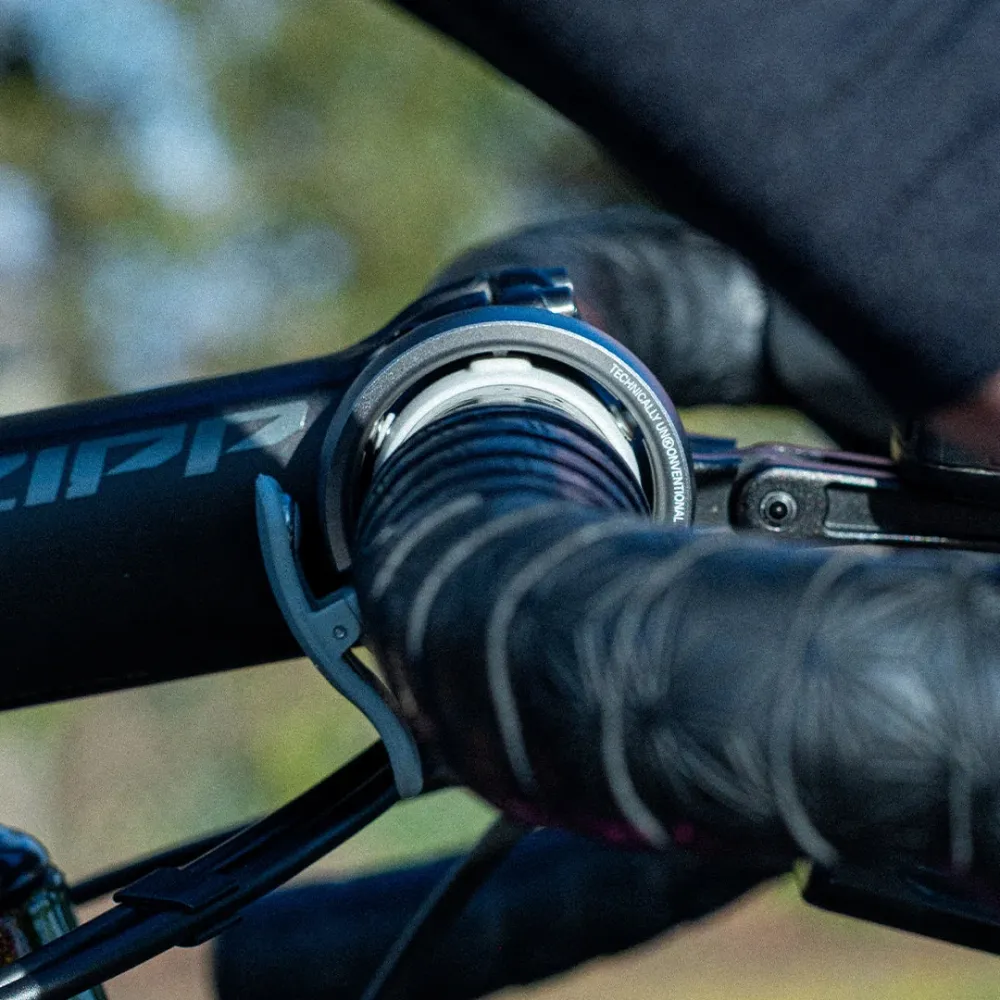 KNOG OI BIKE BELL PRIMA Duży dzwonek szary