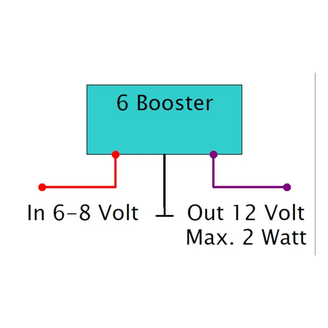 Konwerter Axel Joost Elektronik 6 Booster 6V na 12V