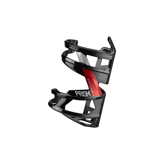 Koszyk na bidon ELITE PRISM LEFT czarny/czerwony
