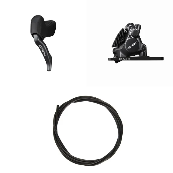 Lewa dźwignia i zacisk przedni SHIMANO GRX RX825 Mono