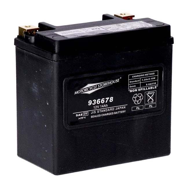 MCS Akumulator 12V AGM 14Ah Lewy+ 240CCA
