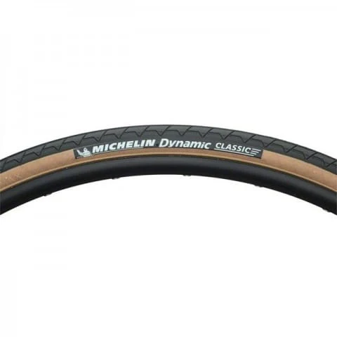 Opona Michelin Dynamic classic 700x32c zwijana; czarno-brązowa