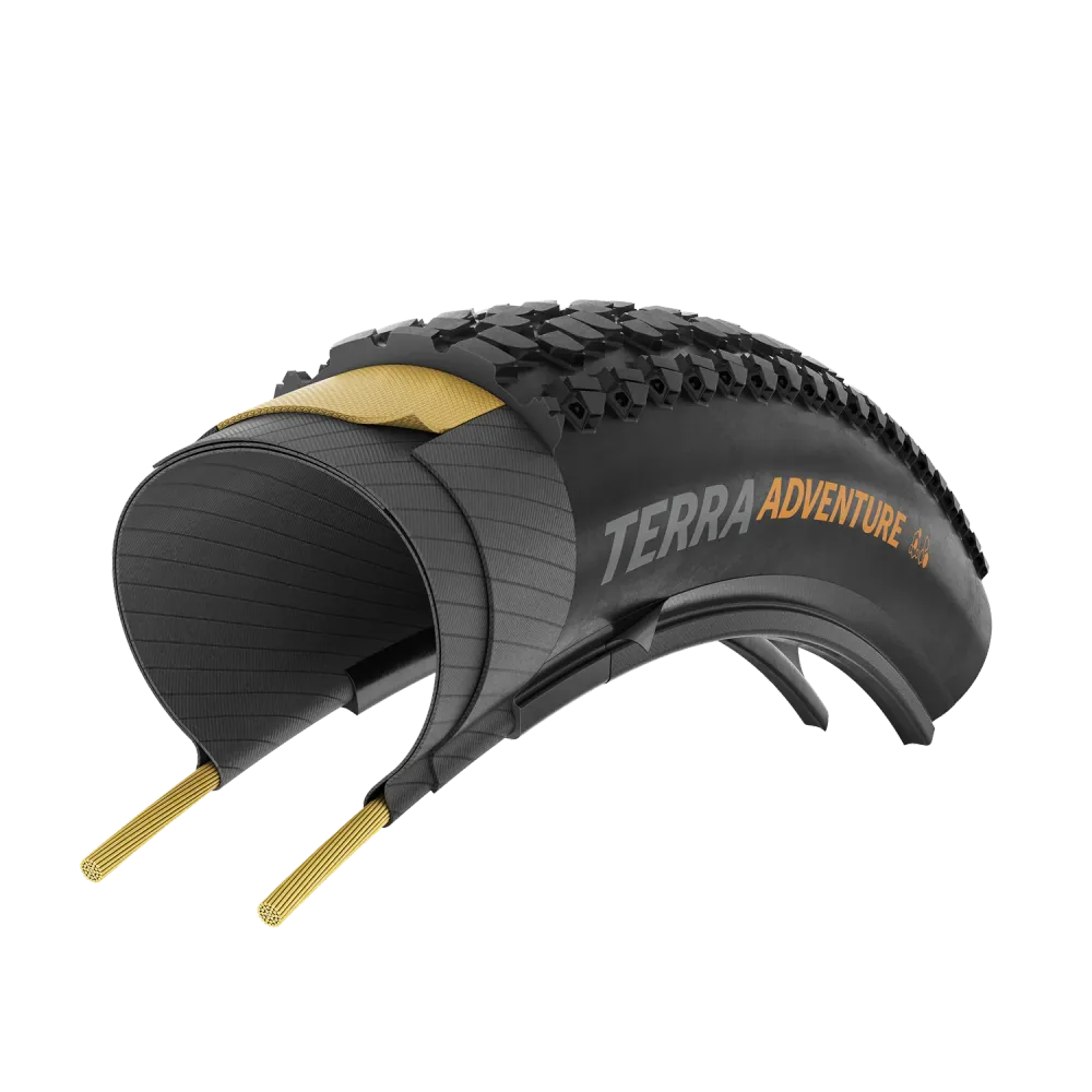 Opona CONTINENTAL TERRA ADVENTURE TRAIL GRIP 700x45c Tubeless Ready Black Reflex