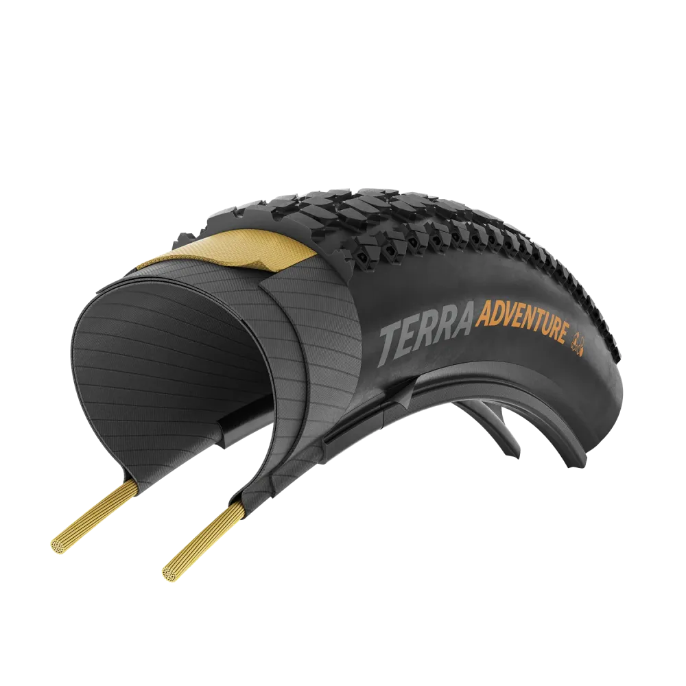 Opona CONTINENTAL TERRA ADVENTURE TRAIL GRIP 700x55c Tubeless Ready Black Reflex