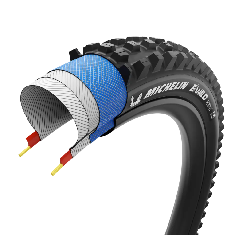 Opona MICHELIN E-WILD FRONT Performance Line 29x2.60 Tubeless Ready Soft Black