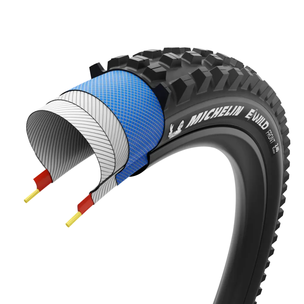 Opona MICHELIN E-WILD FRONT Performance Line 29x2.40 Tubeless Ready Soft Black