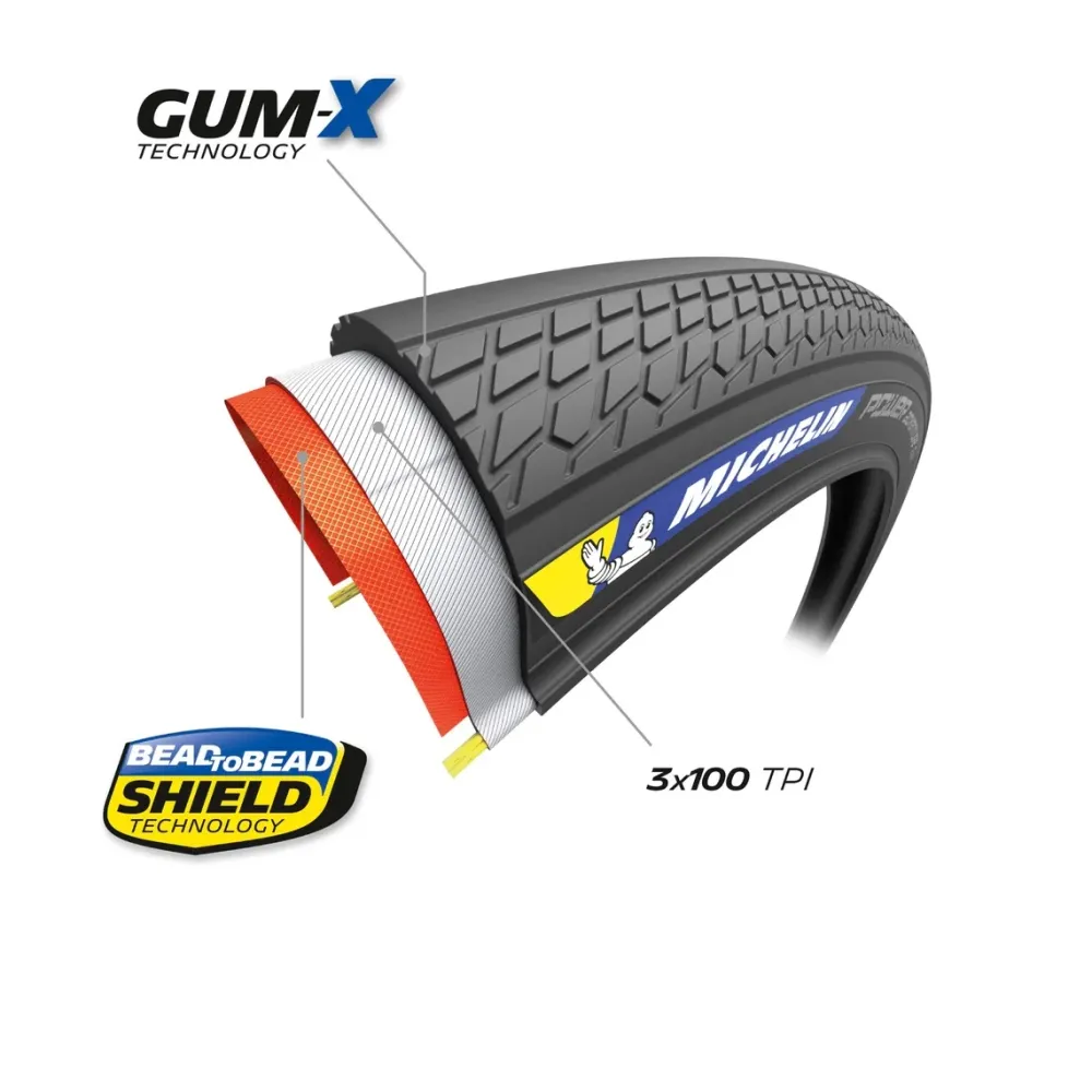 Opona MICHELIN POWER ADVENTURE Competition Line 700x42c Tubeless Ready Czarna