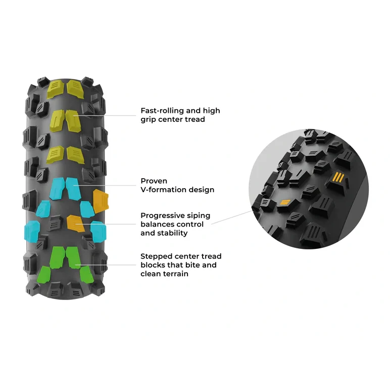 Opona VITTORIA AGARRO TRAIL 29x2.40 4C Graphene 2.0 Tubeless Ready Soft Beige