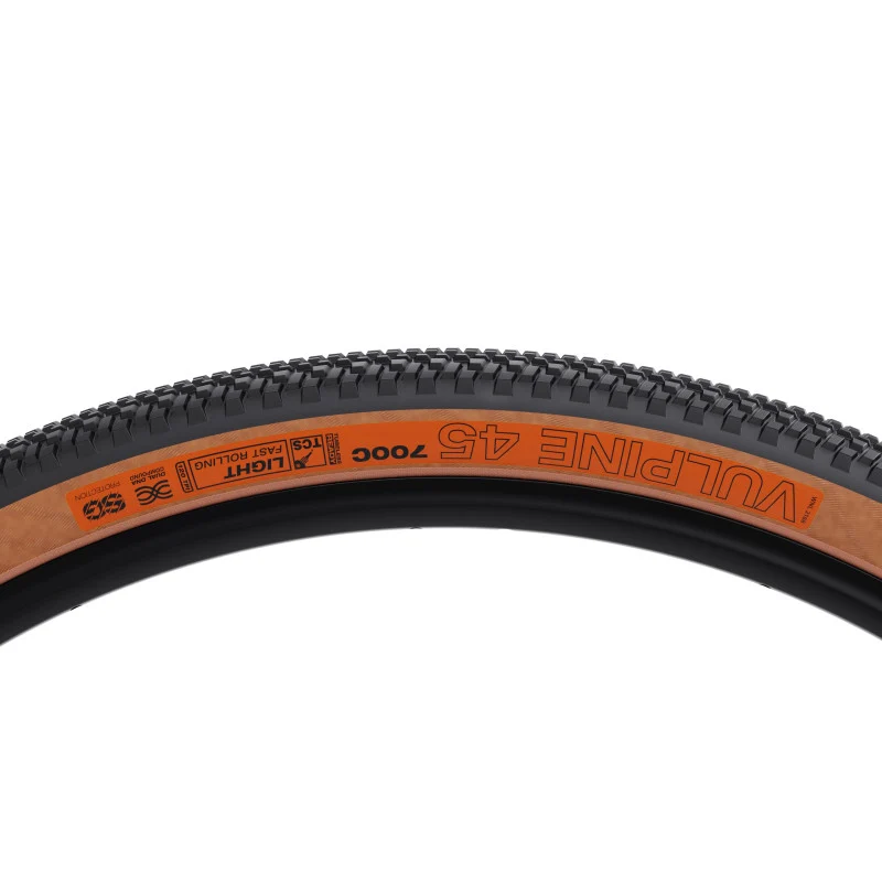 Opona WTB VULPINE TCS LIGHT FAST ROLLING DUAL DNA SG2 120tpi 700x45c Tubeless Ready Beige