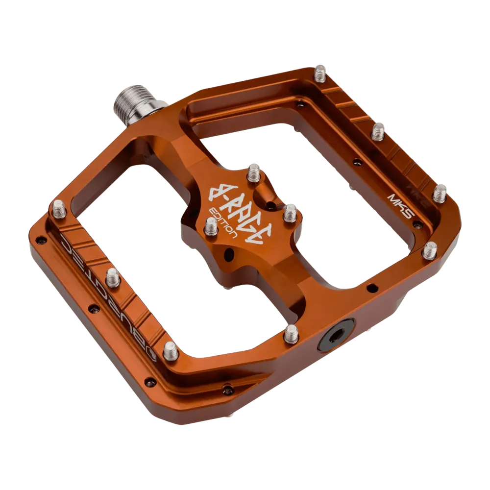 Płaskie pedały BURGTEC PENTHOUSE FLAT MK5 B-RAGE EDITION Kash Bronze