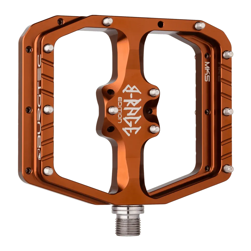 Płaskie pedały BURGTEC PENTHOUSE FLAT MK5 B-RAGE EDITION Kash Bronze