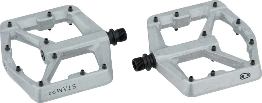 Płaskie pedały CRANKBROTHERS STAMP 2 Large Silver