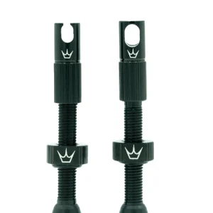 PEATY'S x Chris King MK2 Presta 42 mm Zawory bezdętkowe (x2) Czarny