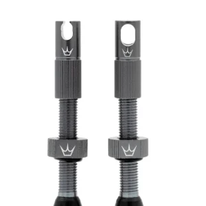 PEATY'S x Chris King MK2 Presta 60 mm Zawory bezdętkowe (x2) Szary
