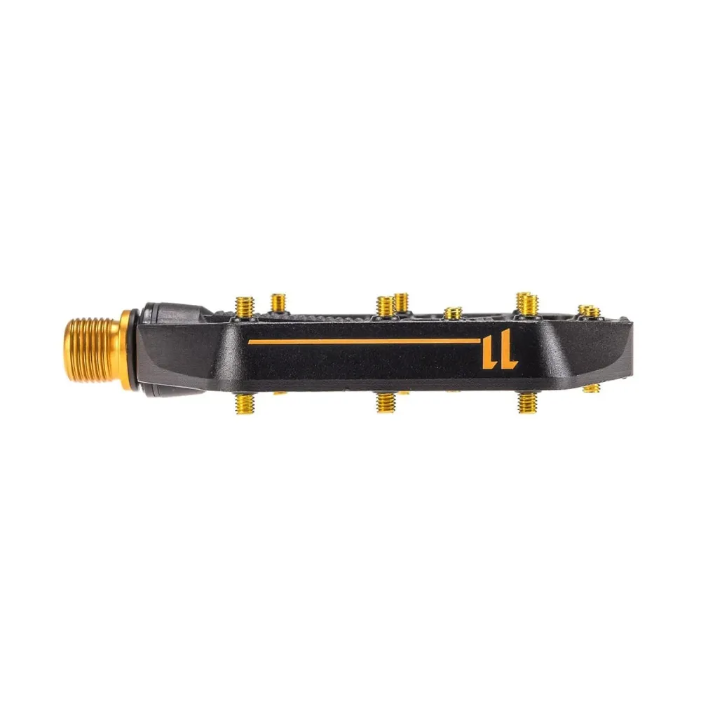 Pedały płaskie CRANKBROTHERS STAMP 11 Small Black/Gold