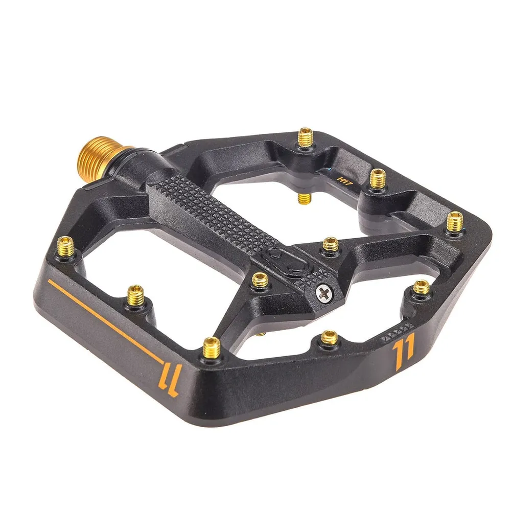 Pedały płaskie CRANKBROTHERS STAMP 11 Small Black/Gold
