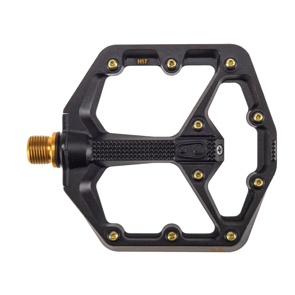 Pedały płaskie CRANKBROTHERS STAMP 11 Small Black/Gold