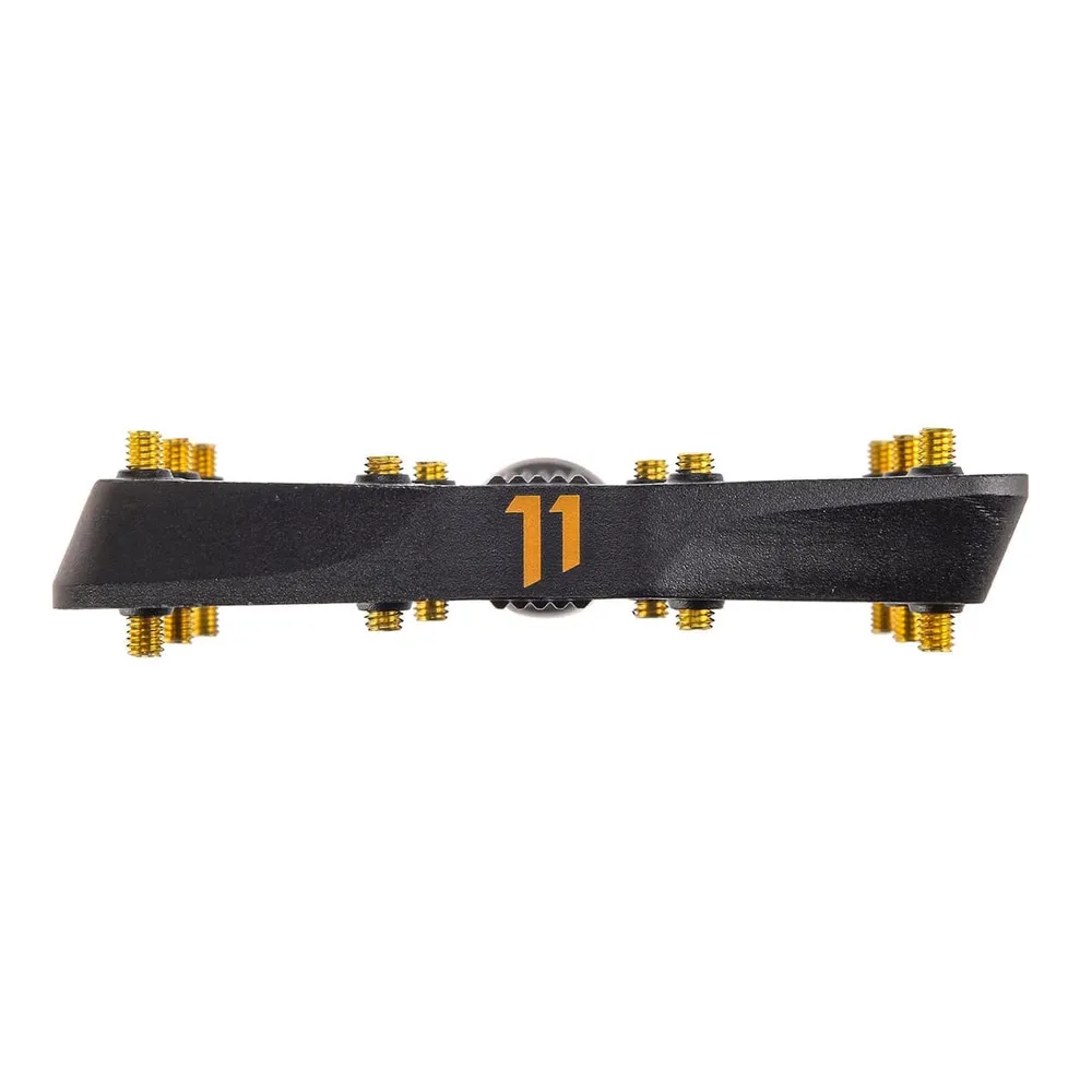 Pedały płaskie CRANKBROTHERS STAMP 11 Small Black/Gold
