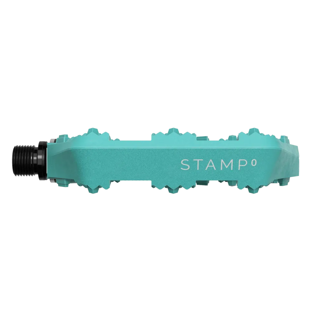 Pedały płaskie CRANKBROTHERS STAMP 0 Small Turquoise