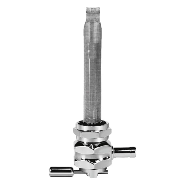 Pingel Tylny wylot zaworu Power-Flo Hex Wave Petcock 22 mm, chrom