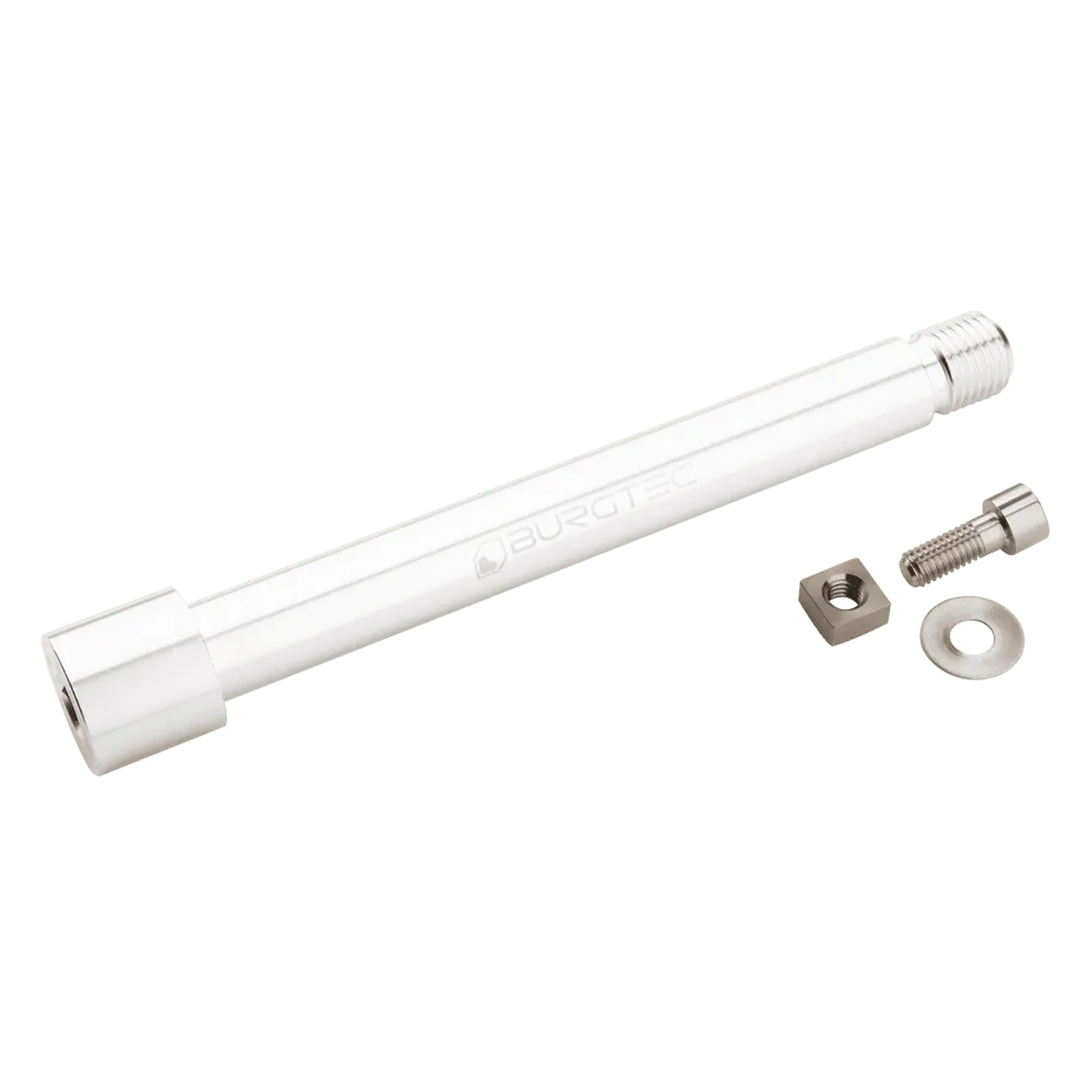 Oś przedniego koł BURGTEC do widelca FOX 15x110 mm Boost KaboltX 2021 Silver