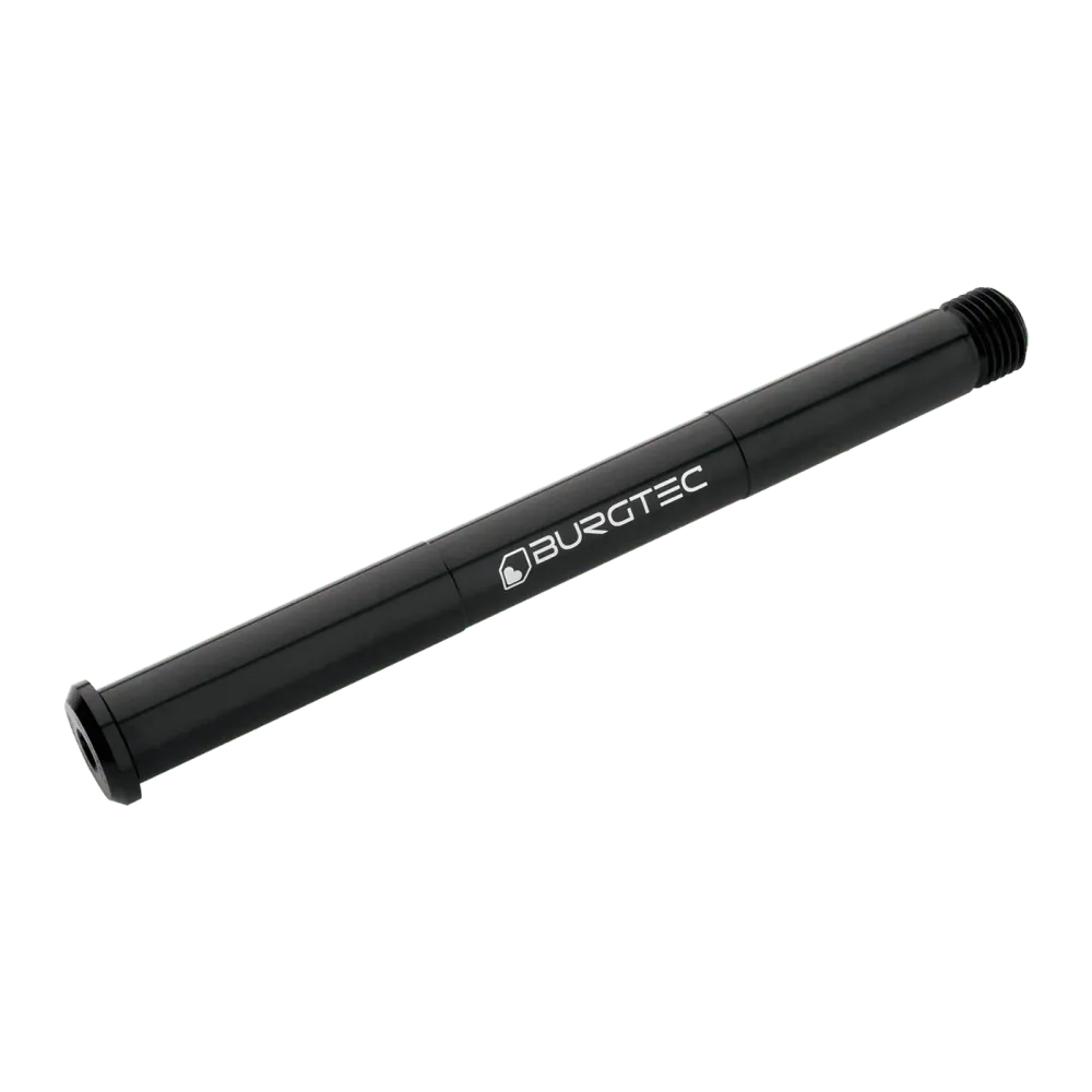 Oś przedniego koł BURGTEC do widelca Rockshox 15x110 mm Boost Black