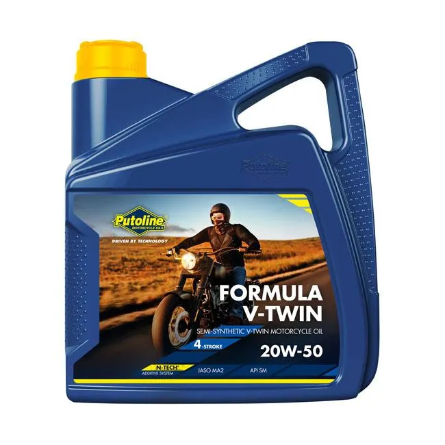 Putoline Formula V-Twin Motor Oil Semi-Synthetic 20W-50 4L