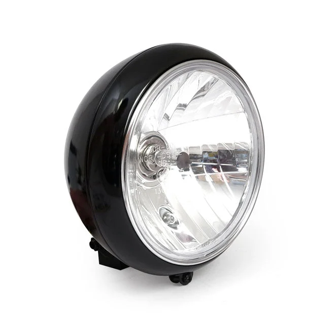 Reflektor 7" Harley FL Style Prism Black FLST 86-17