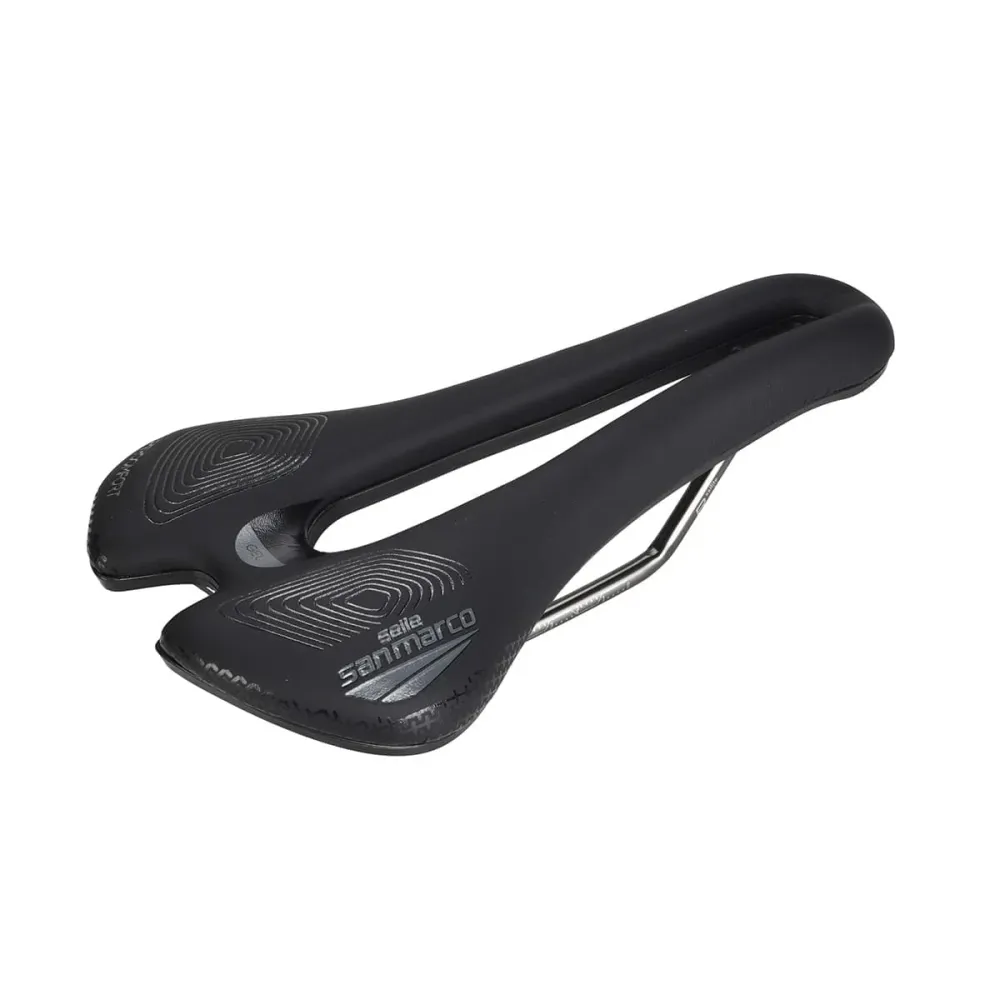 SADDLE SAN MARCO APSIDE SHORT SUPERCOMFORT OPEN-FIT RACING 139mm Szyny Manganowe