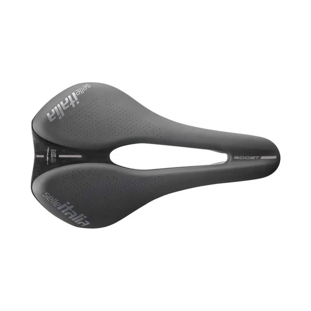 SELLE ITALIA NOVUS EVO BOOST SUPERFLOW L Szyny Ti316 czarny/szary