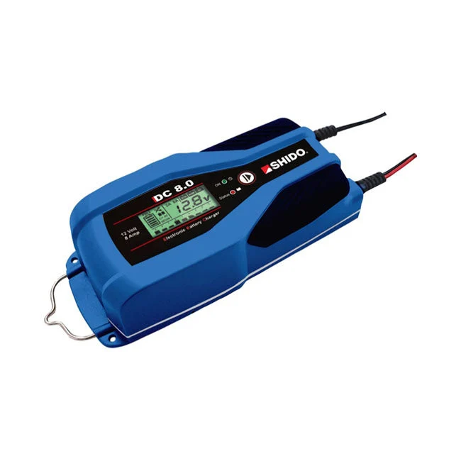 Shido Uniwersalna ładowarka akumulatorów 12V DC 8.0A