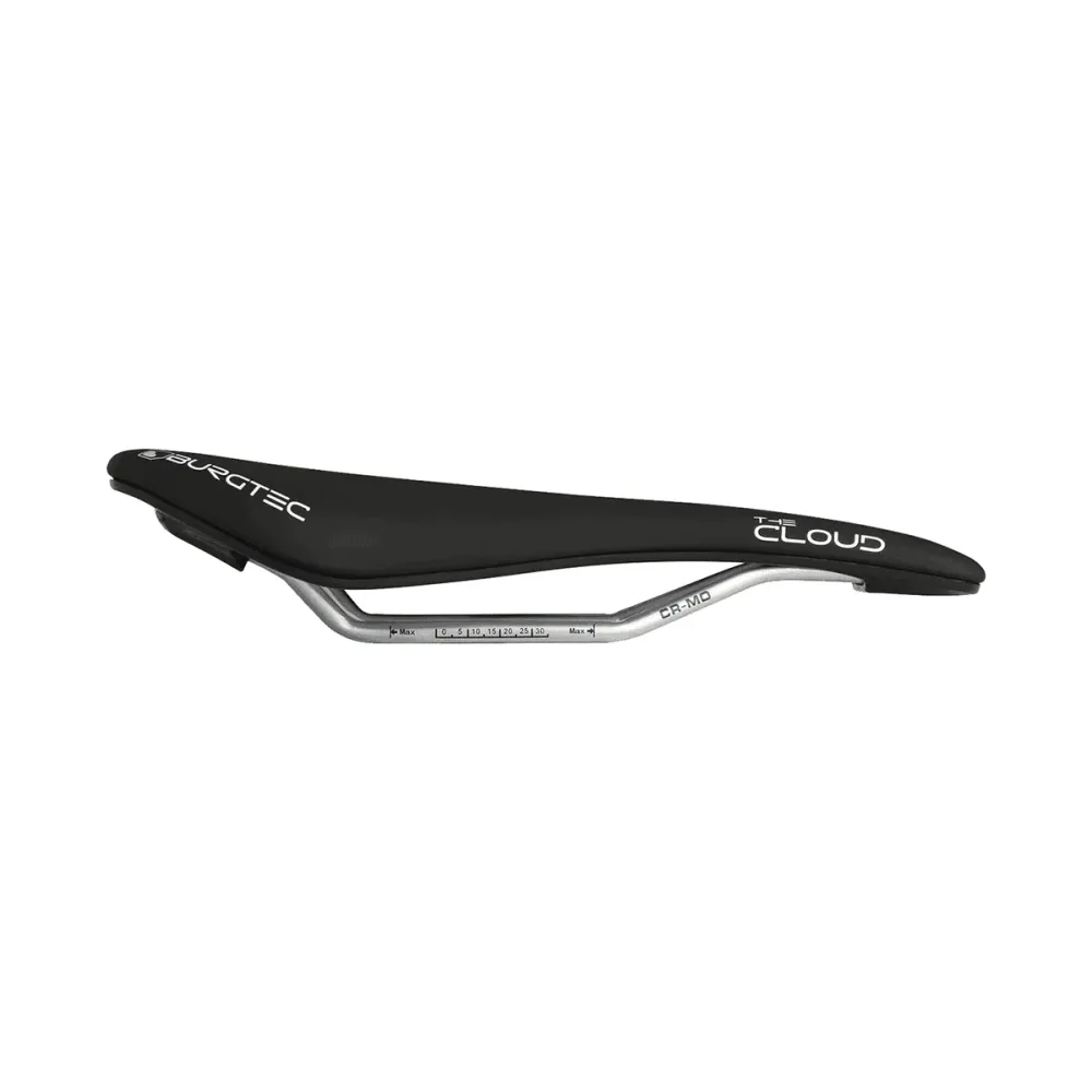 Siodełko BURGTEC CLOUD MK2 Cro-Mo Rails Black