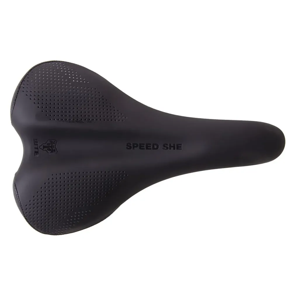 Siodełko damskie WTB SPEED SHE z szerokimi szynami CrMo 150 mm