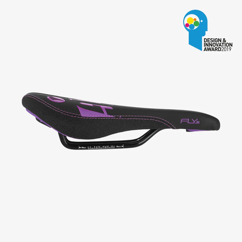 Siodełko juniorskie SDG FLY Black/Purple