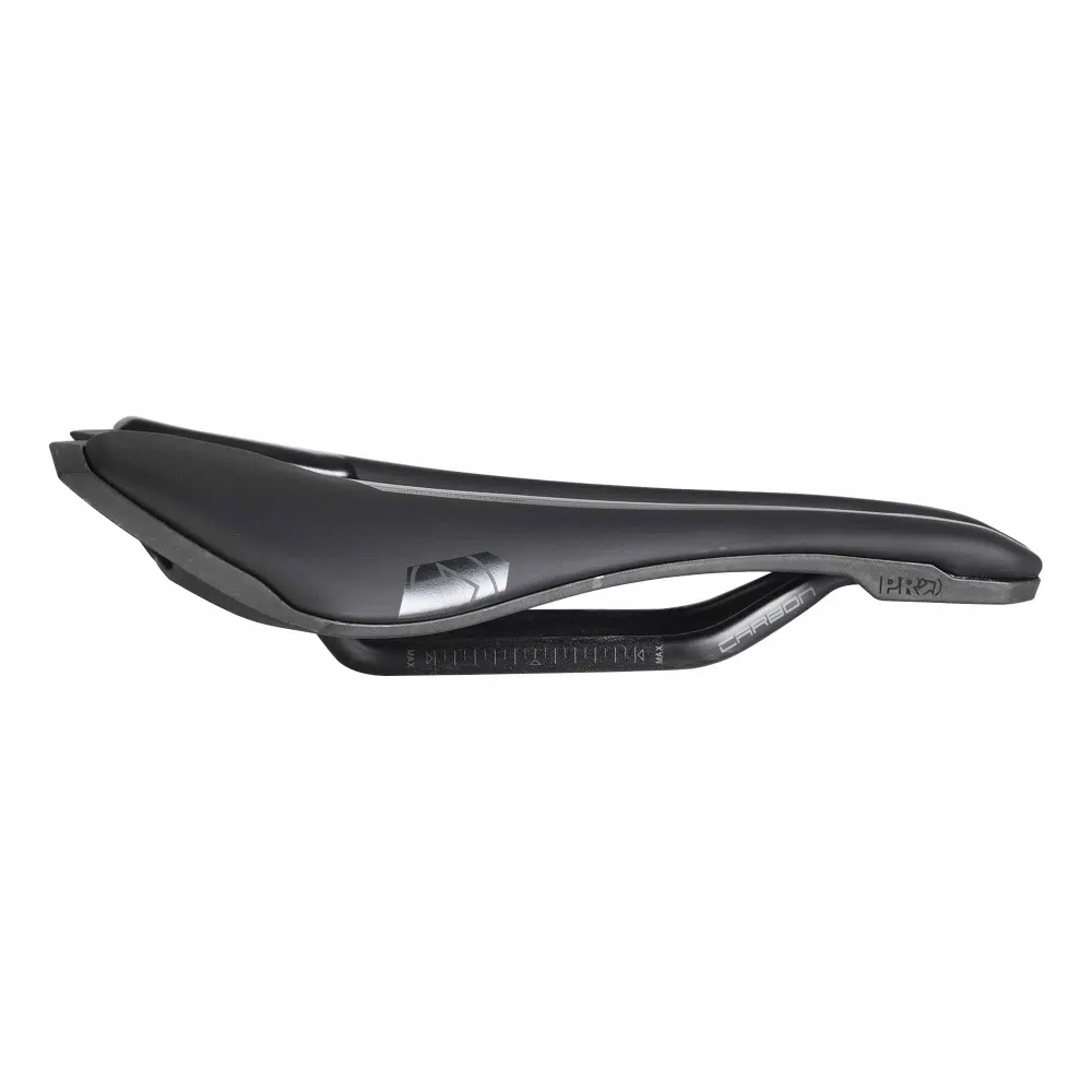 Siodełko PRO STEALTH TEAM 142mm Carbon Rails Black