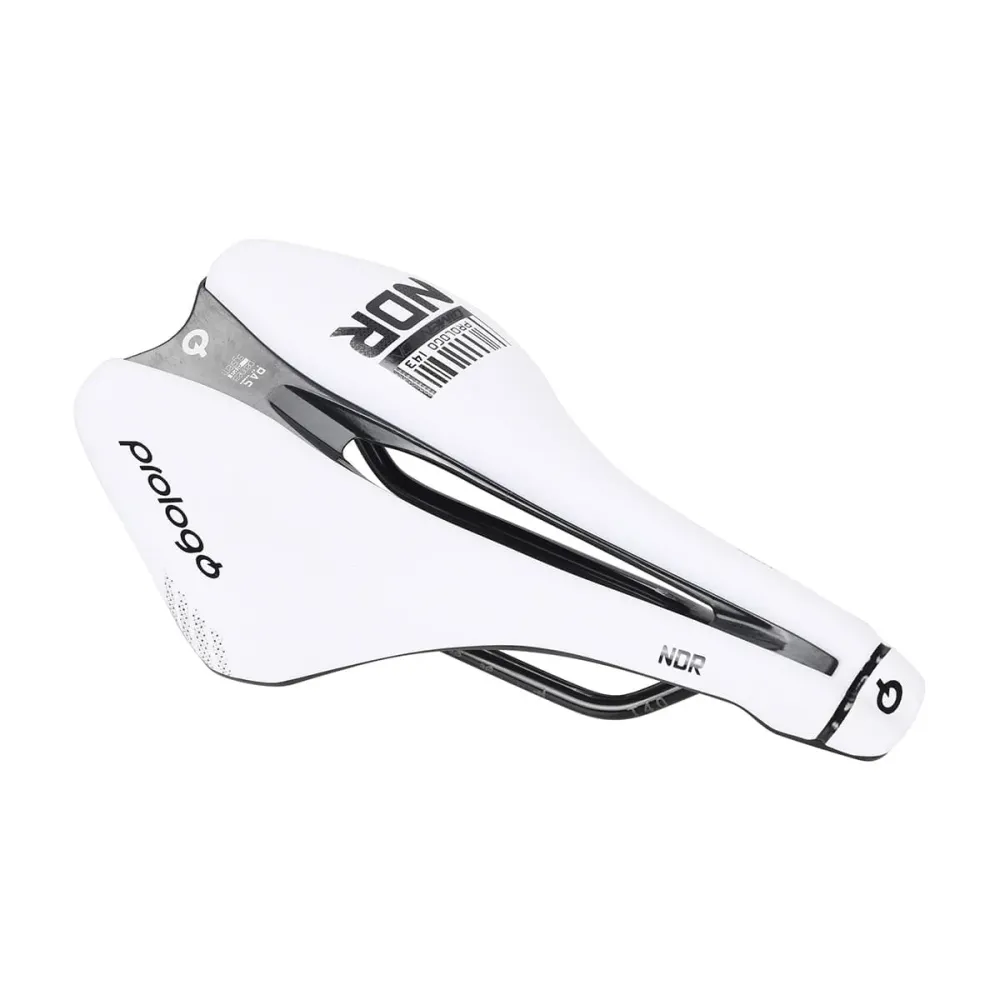 Siodełko PROLOGO DIMENSION NDR Carbon Szerokość szyny 143 mm Białe
