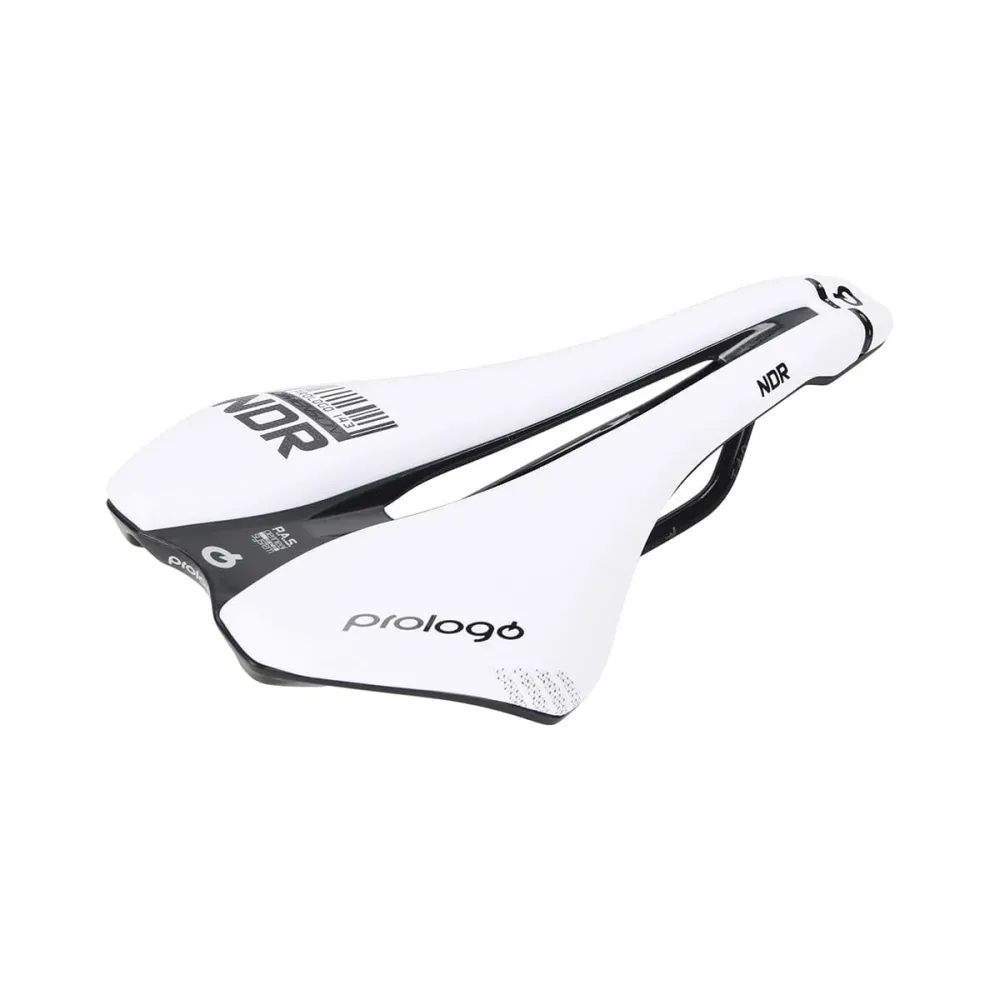 Siodełko PROLOGO DIMENSION NDR Carbon Szerokość szyny 143 mm Białe