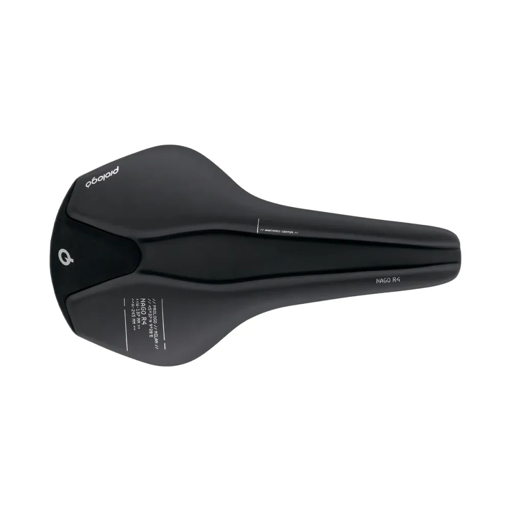 Siodełko PROLOGO NAGO R4 Szerokość szyn Tirox 137 mm Czarne