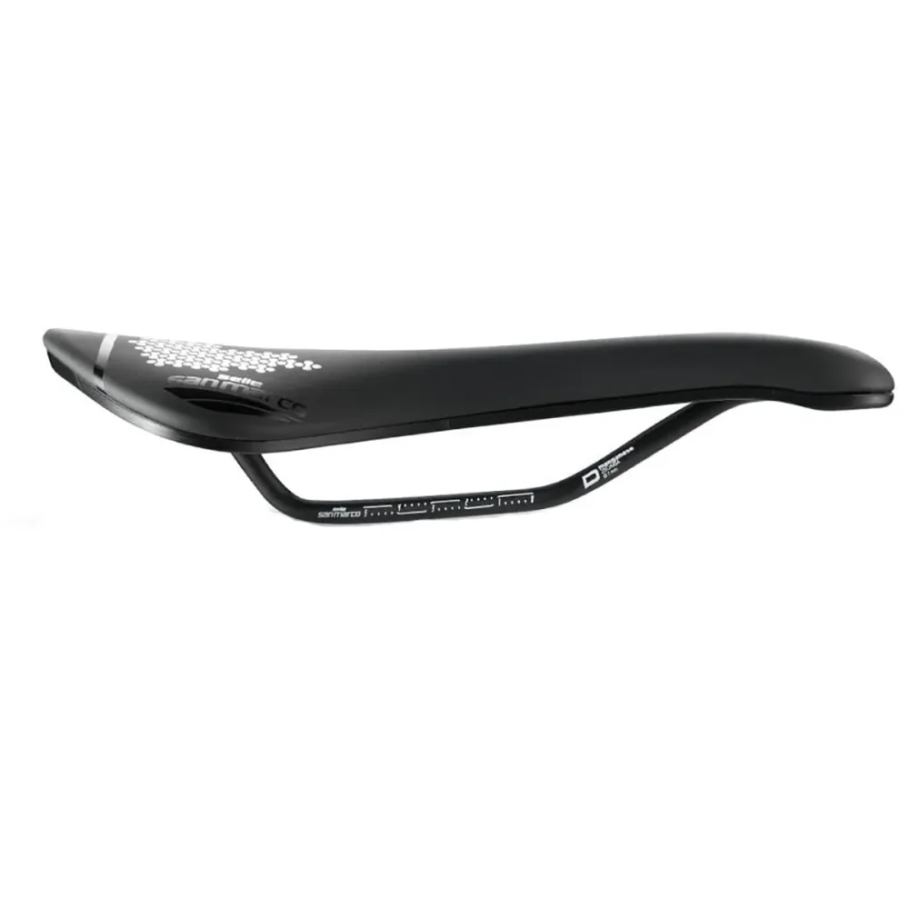 Siodełko SAN MARCO ASPIDE SHORT OPEN-FIT DYNAMIC NARROW Rails Manganese
