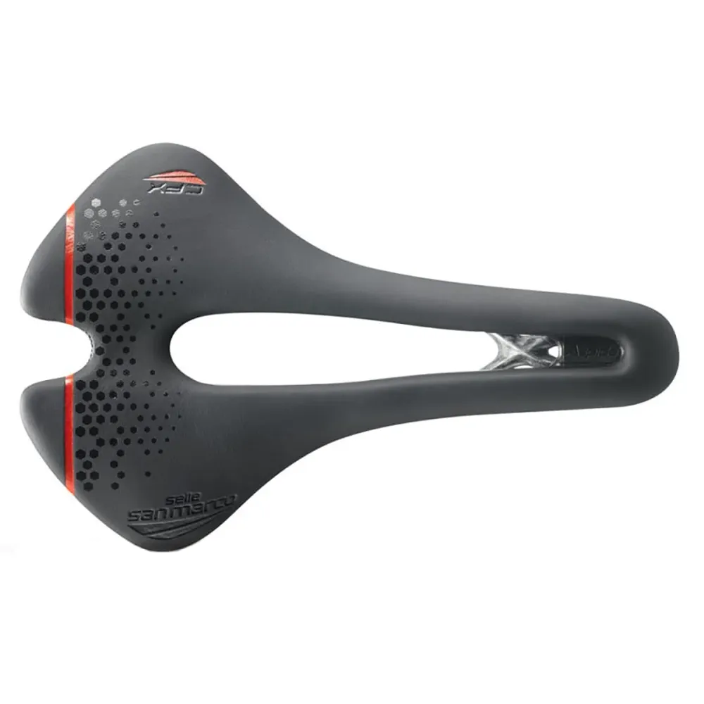 Siodełko SAN MARCO ASPIDE SHORT OPEN-FIT CARBON FX NARROW Szyny karbonowe