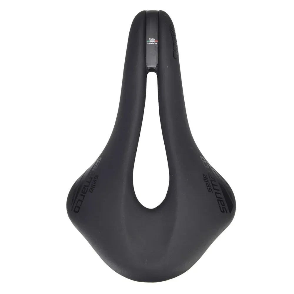 Siodełko SAN MARCO SHORTFIT OPEN FIT SUPERLEGGERA WIDE z karbonowymi szynami