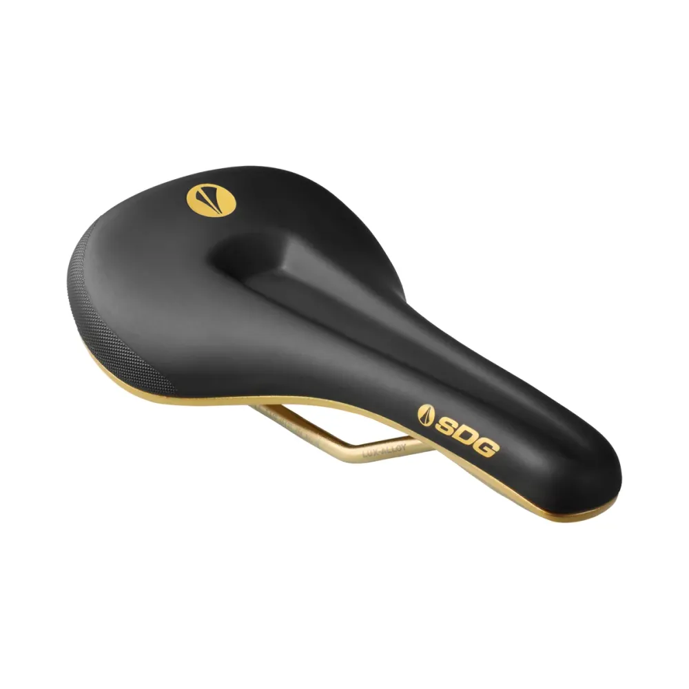 Siodełko SDG BEL-AIR V3 MAX Galactic Rails Lux-Alloy Black/Gold