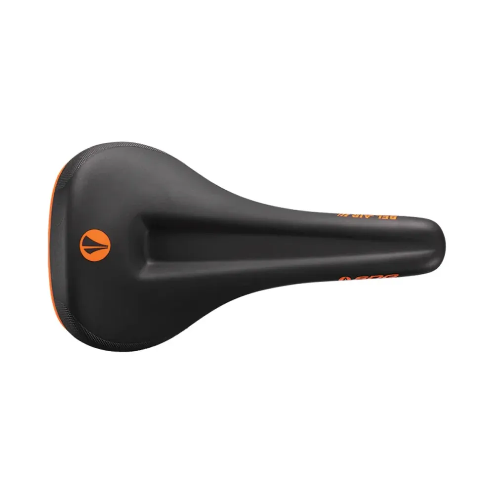 Siodełko SDG BEL-AIR V3 MAX Rails Lux-Alloy czarny/pomarańczowy