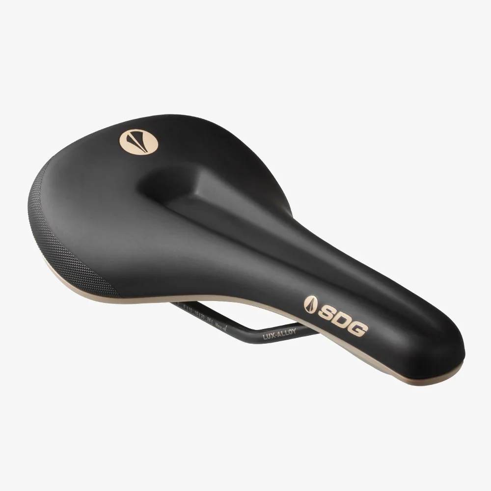 Siodełko SDG BEL-AIR V3 MAX Rails Lux-Alloy Black/Beige