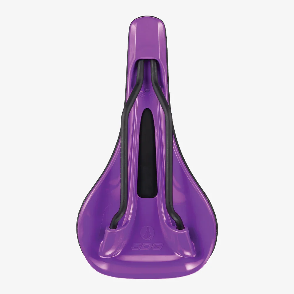 Siodełko SDG BEL-AIR V3 Rails Lux Alloy Black/Purple