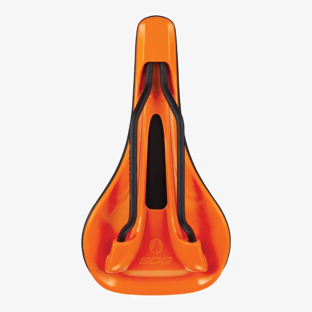 Siodełko SDG BEL-AIR V3 Rails Lux Alloy czarny/pomarańczowy