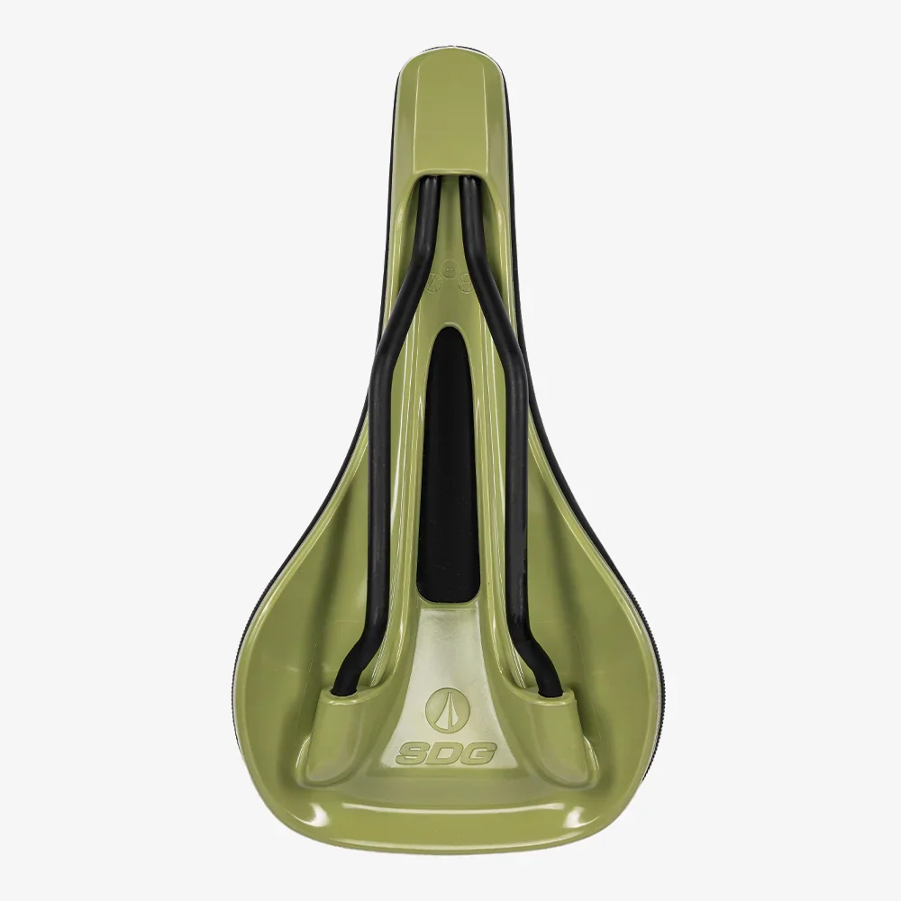 Siodełko SDG BEL-AIR V3 Rails Lux Alloy czarny/zielony
