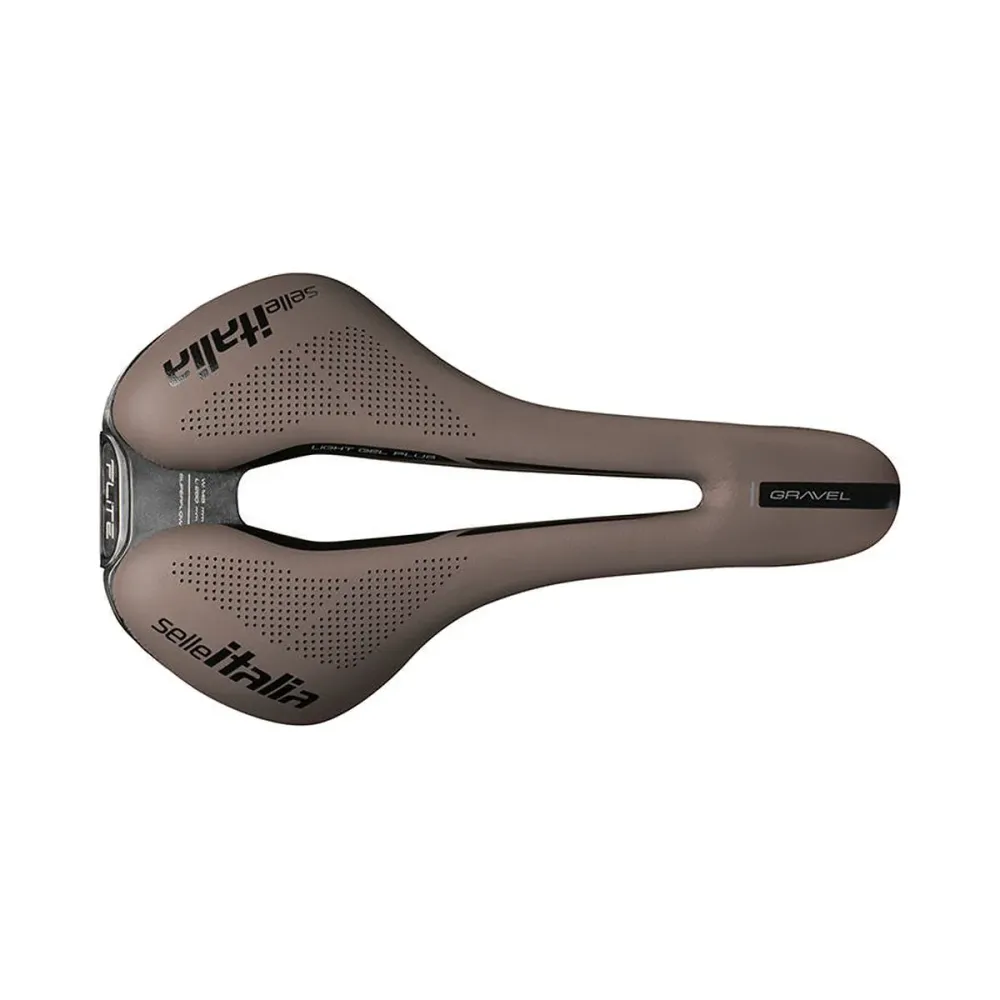 Siodełko SELLE ITALIA FLITE BOOST GRAVEL SUPERFLOW S Rails TI316 Brown