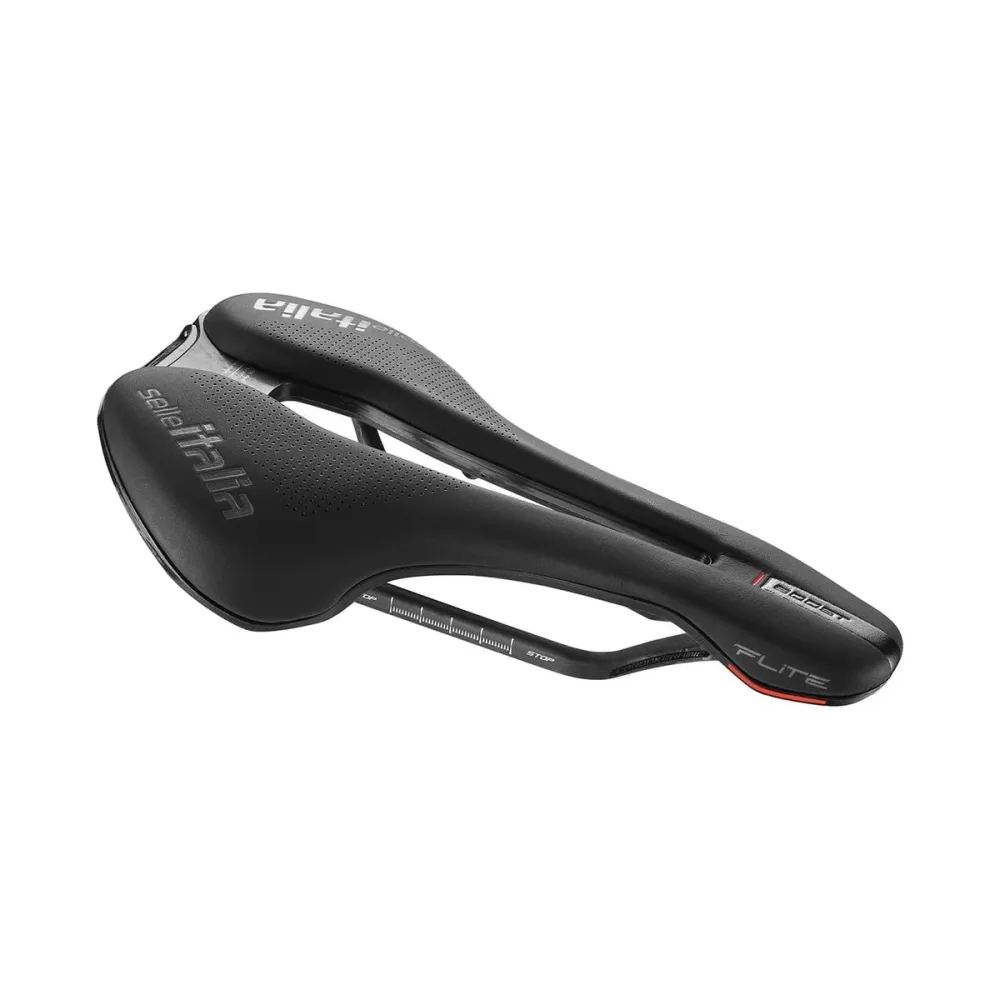 Siodełko SELLE ITALIA FLITE BOOST SUPERFLOW S Szyny Carbon Black